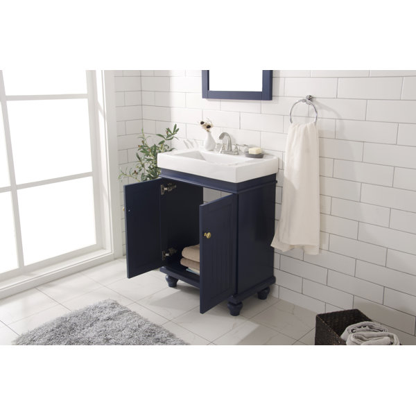 Highland Dunes Gruber 24'' Free Standing Single Bathroom Vanity with